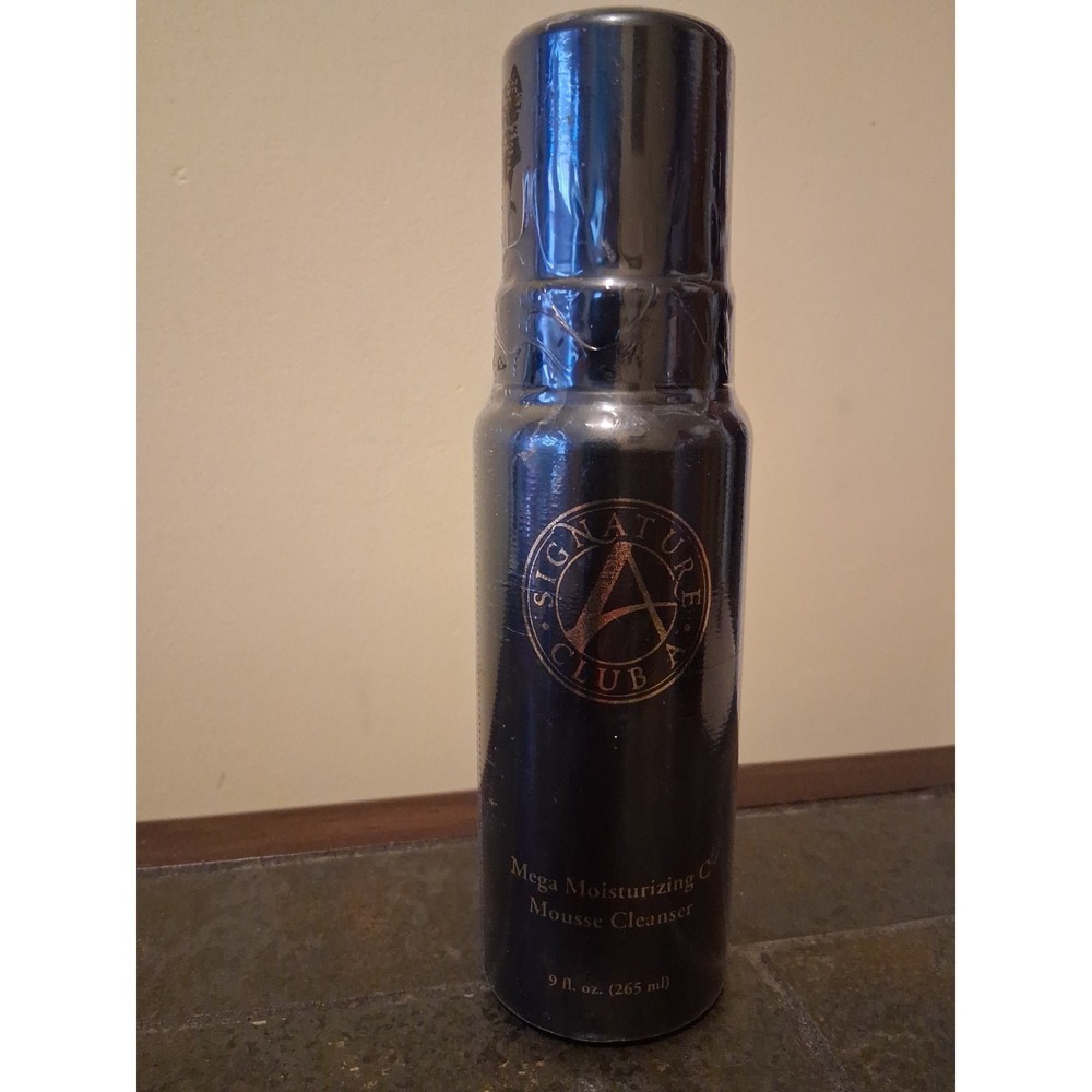 Signature Club A Mega Moisturizing C Mousse Cleanser, 9 fl oz/265mL Big! Sealed